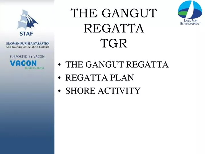 the gangut regatta tgr