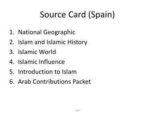 Source Card (Spain)