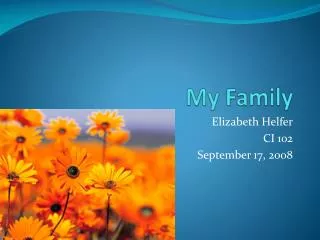 my family