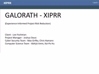 GALORATH - XIPRR