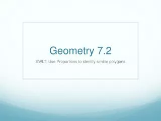 Geometry 7.2