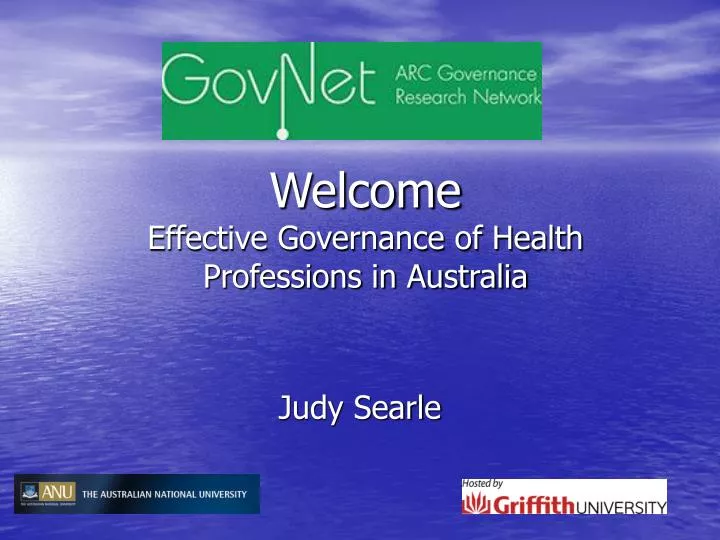welcome effective governance of health professions in australia