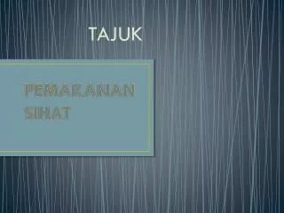pemakanan sihat