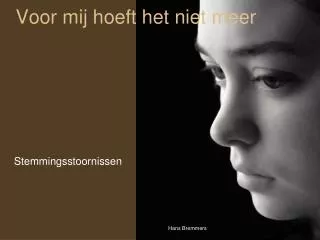 voor mij hoeft het niet meer