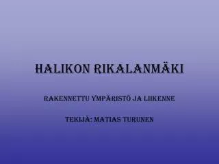 halikon rikalanm ki