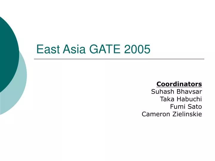 east asia gate 2005