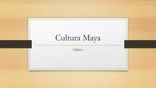 cultura maya