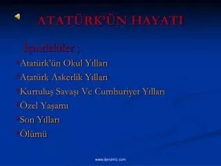 atat rk n hayati