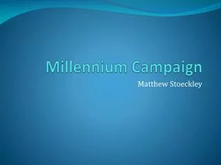 Millennium Campaign