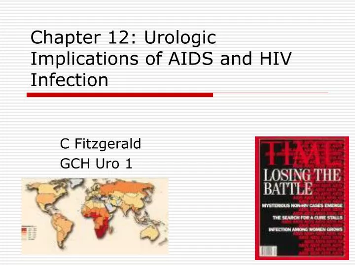 chapter 12 urologic implications of aids and hiv infection