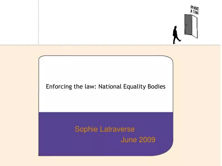 enforcing the law national equality bodies
