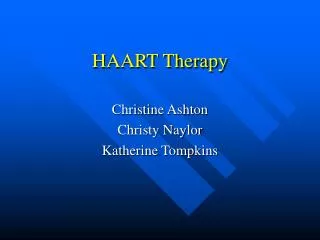 HAART Therapy