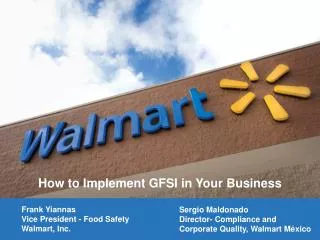 How to Implement GFSI in Your Business