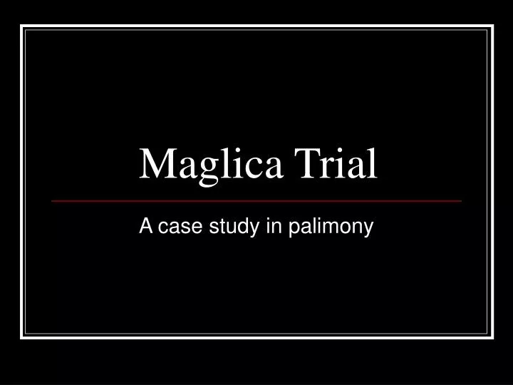 maglica trial