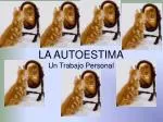 LA AUTOESTIMA - slide 1