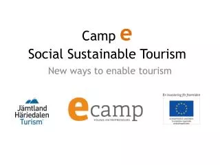 Camp e Social Sustainable Tourism