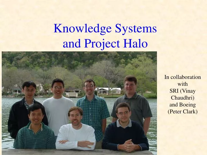 knowledge systems and project halo