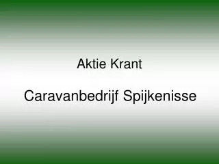 aktie krant