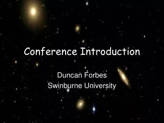 Conference Introduction