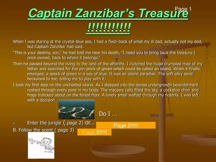 captain zanzibar s treasure