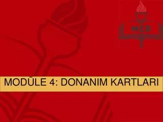mod le 4 donanim kartlari