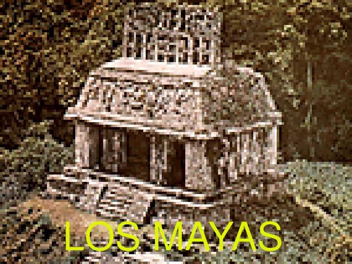 los mayas