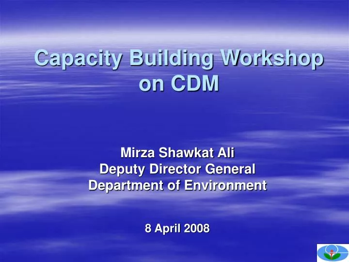capacity building workshop on cdm