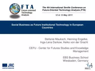 Social Business as Future Institutional Technology in European Countries