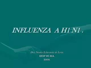 influenza a h1 n1