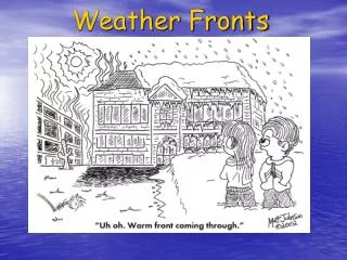 weather fronts
