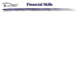 Financial Skills