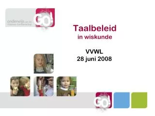 taalbeleid in wiskunde