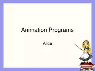 Animation Programs