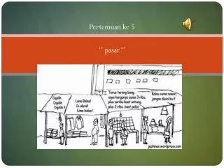 pertemuan ke 5 pasar