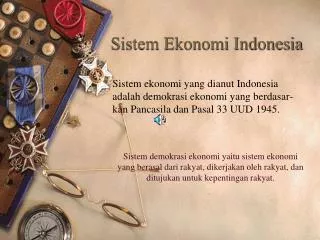 sistem ekonomi indonesia