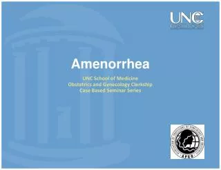 Amenorrhea