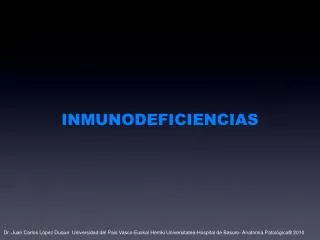 inmunodeficiencias