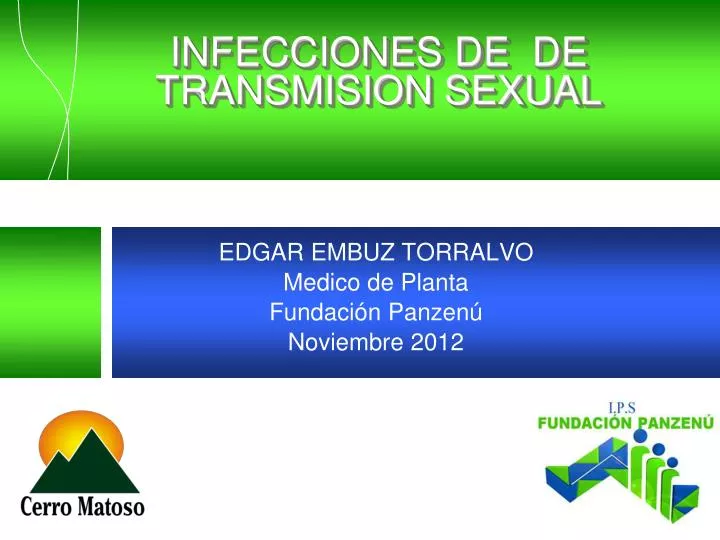 infecciones de de transmision sexual