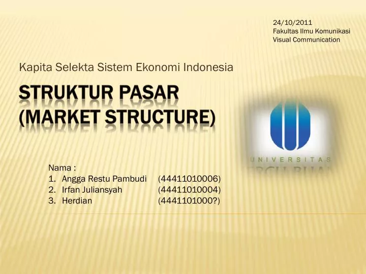 kapita selekta sistem ekonomi indonesia