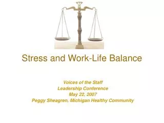 Stress and Work-Life Balance