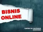 BISNIS ONLINE - slide 1