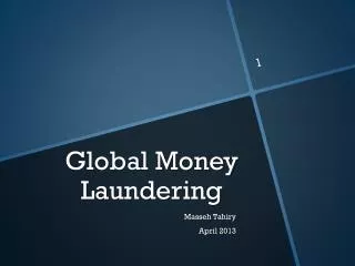 Global Money Laundering