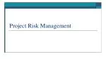 Project Risk Management - slide 1