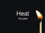 Heat 1st year - slide 1
