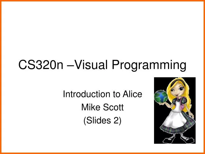 cs320n visual programming