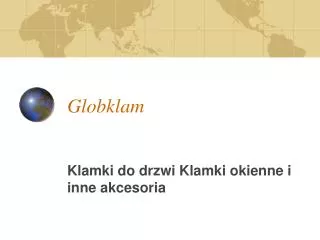 globklam