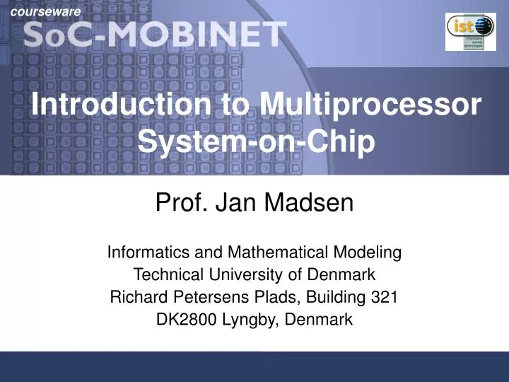 introduction to multiprocessor system on chip