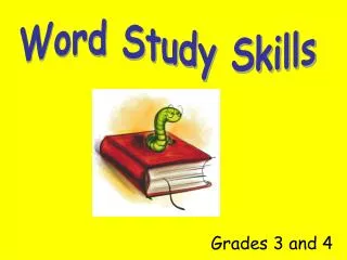 Word Study Skills