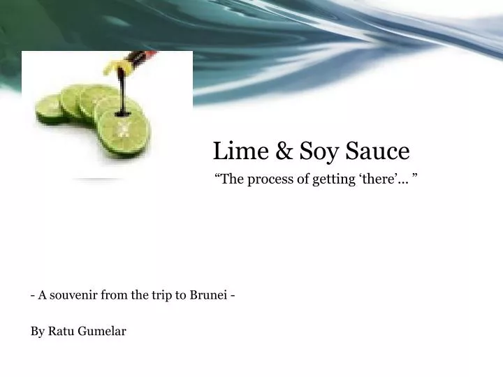 lime soy sauce