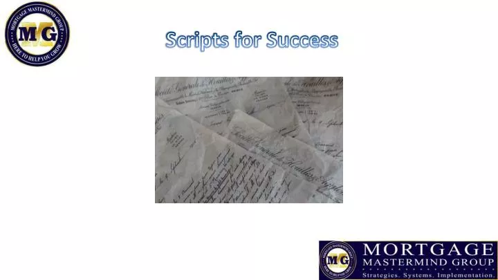 scripts for success
